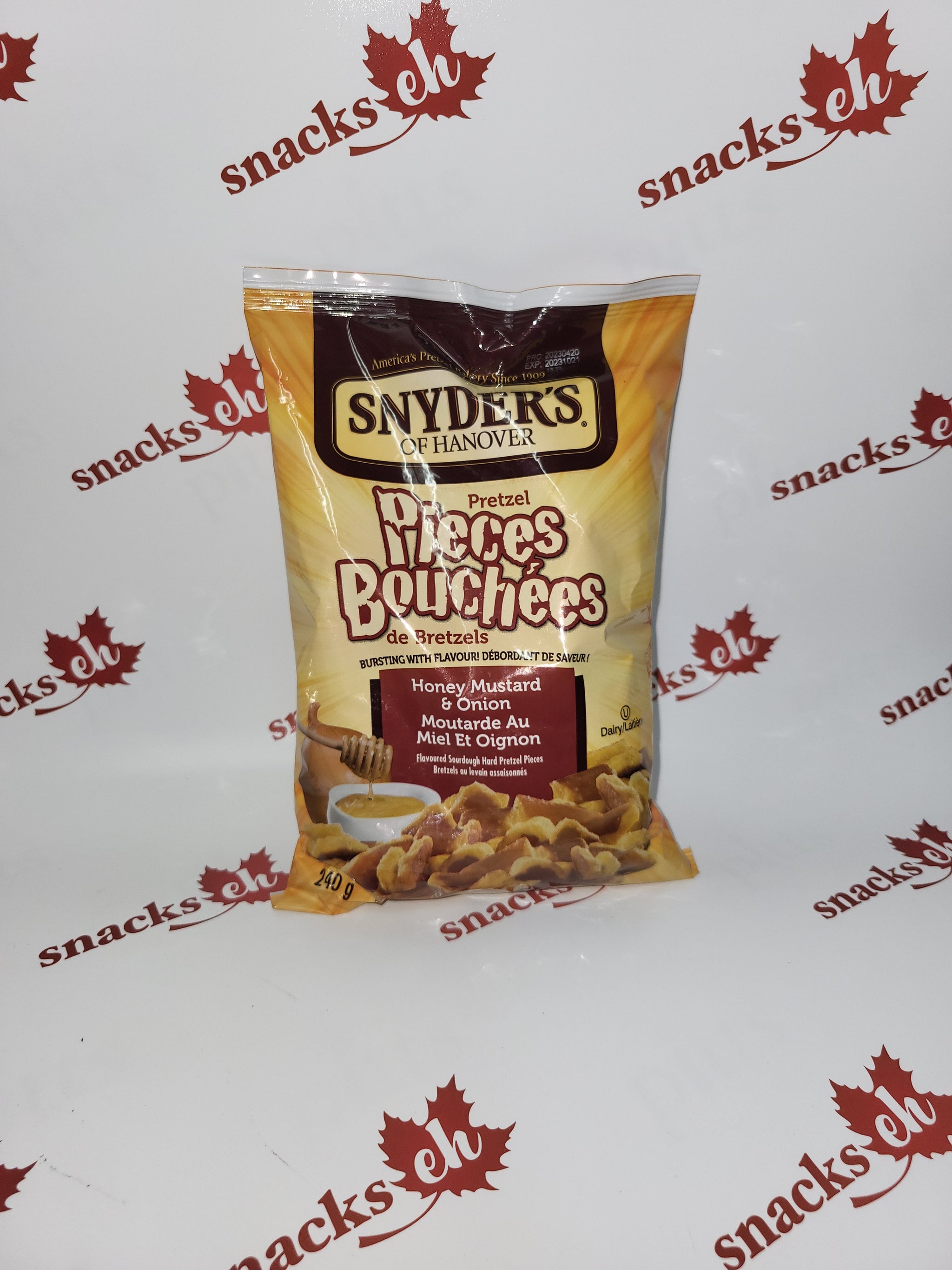 snyder's of hanover pretzel pieces honey mustard