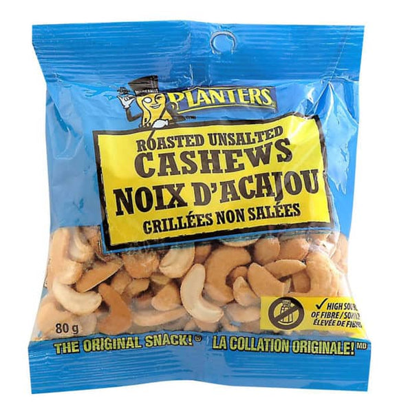 Planters Unsalted Cashews